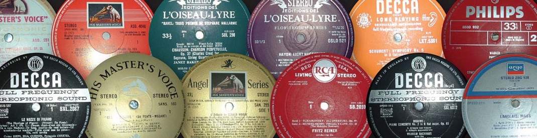 Classical LP labels from the UK guide