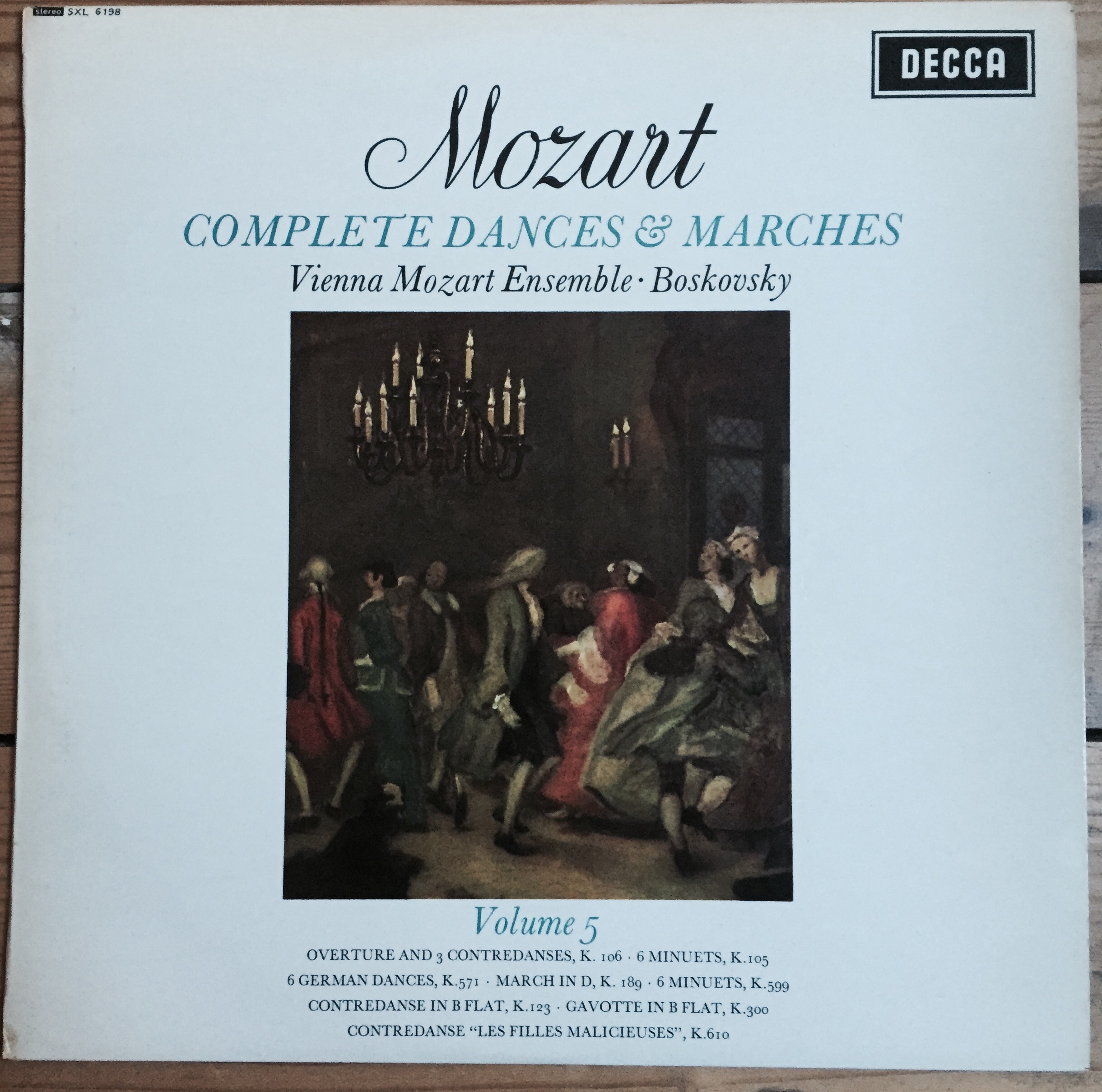 Decca Mozart LP Record vinyl