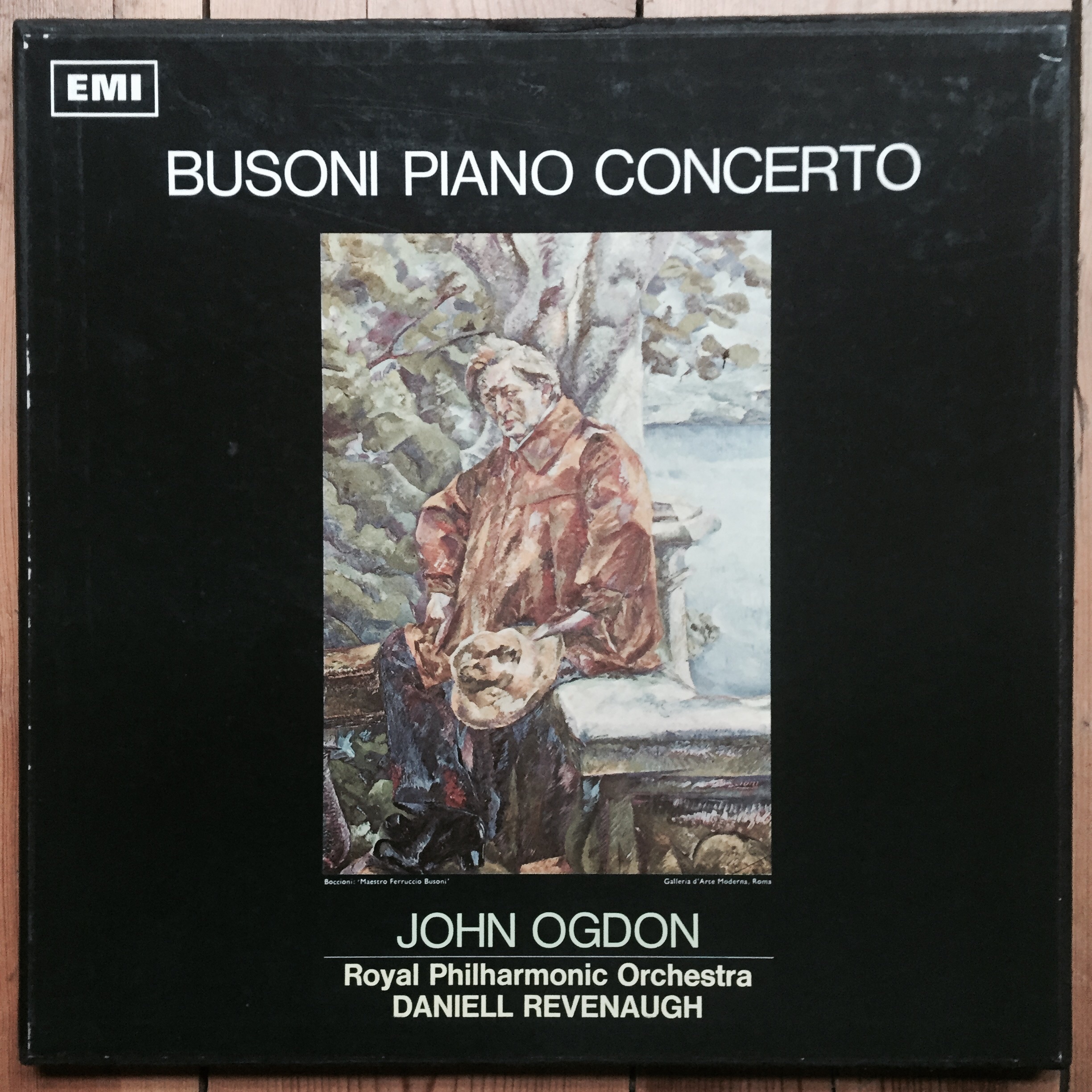 ASD 2336-7 Busoni Piano Concerto / John Ogdon / Revenaugh S/C 2 LP box
