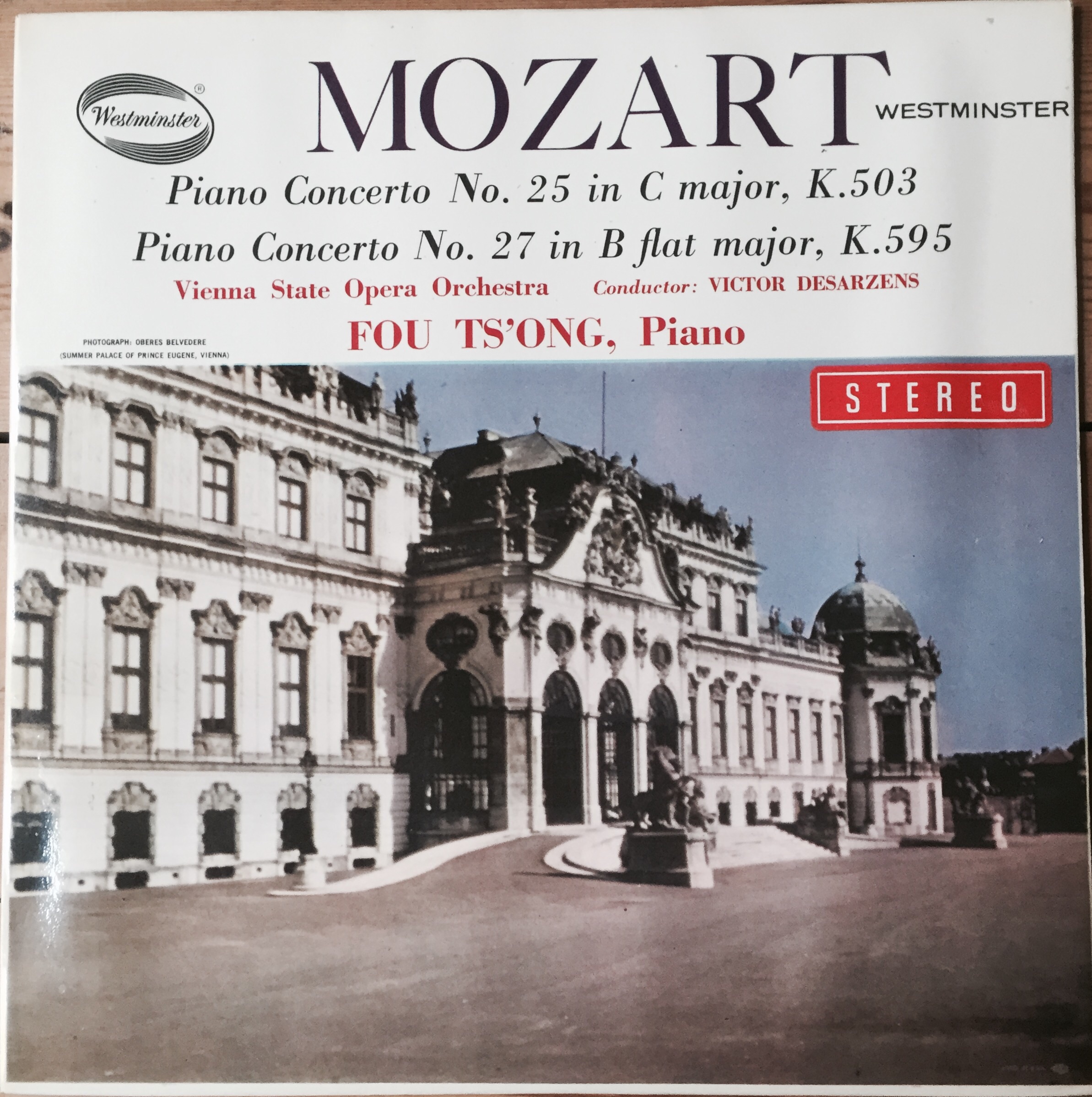 WST 14136 Fou Ts'ong Plays Mozart Piano Concertos 25 & 27 / Desarzens / VSOO