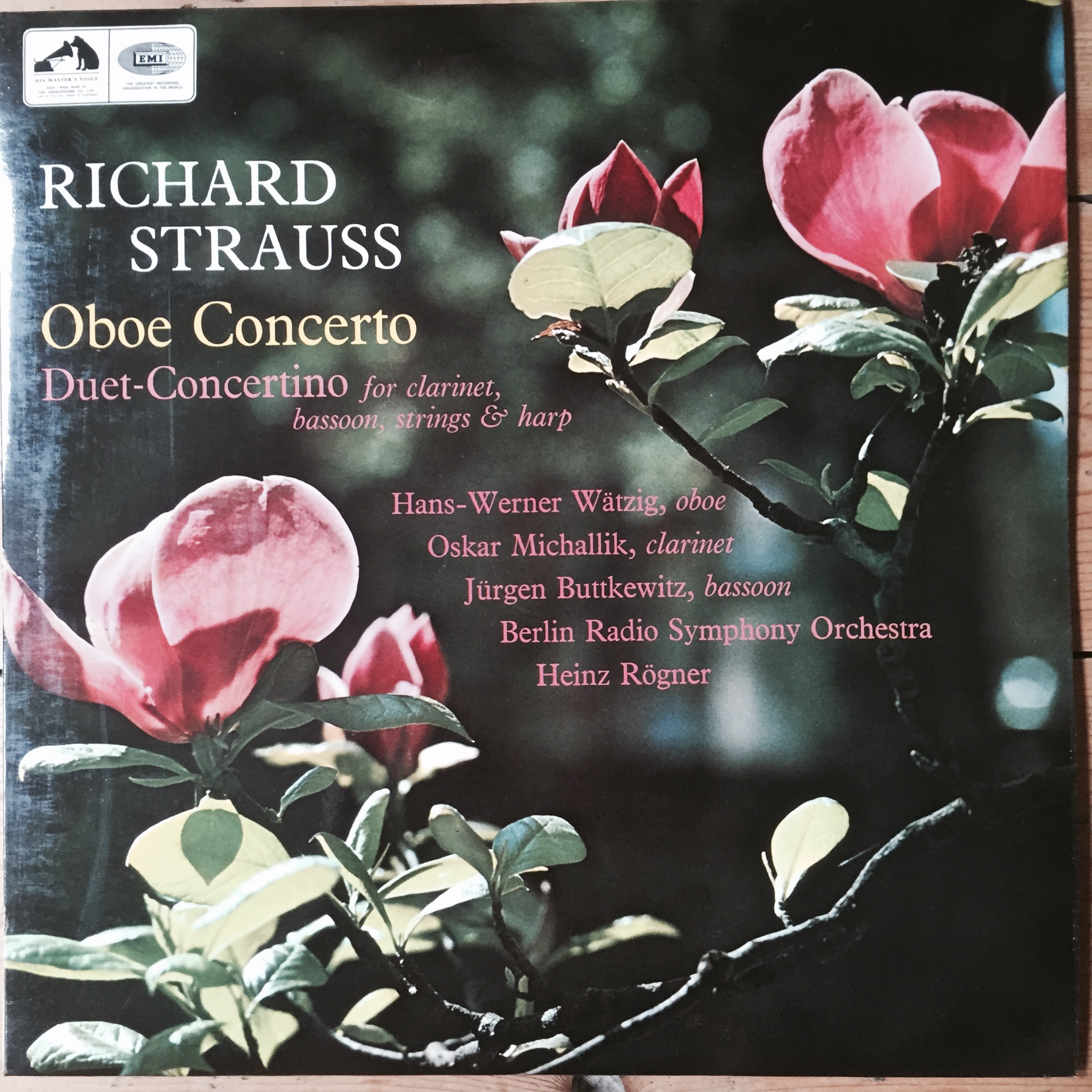 ASD 2320 Richard Strauss Oboe Concerto, Duet Concertino / Heinz Rogner / BRSO