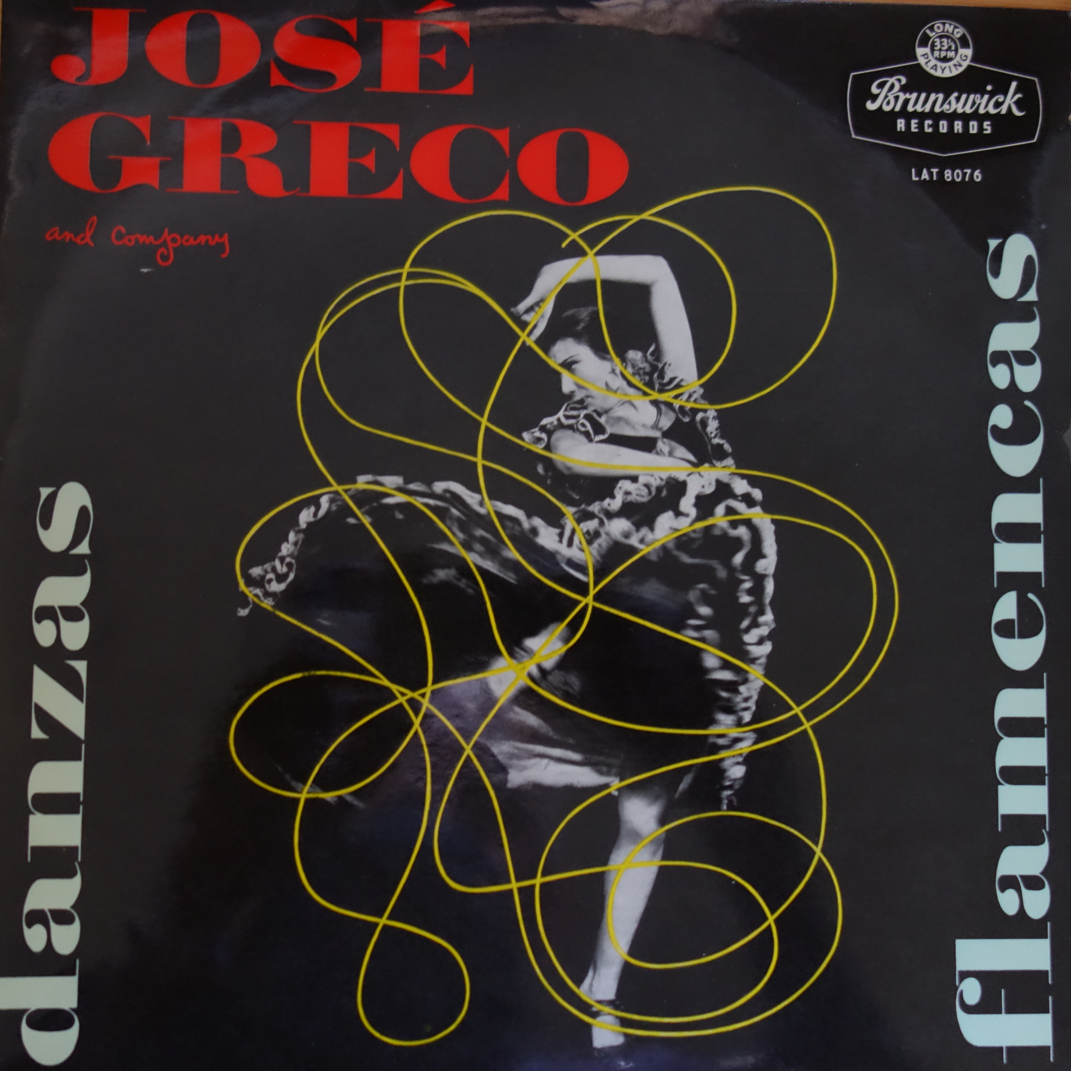 LAT 8076 Jose Greco and Company / Danzas Flamencas