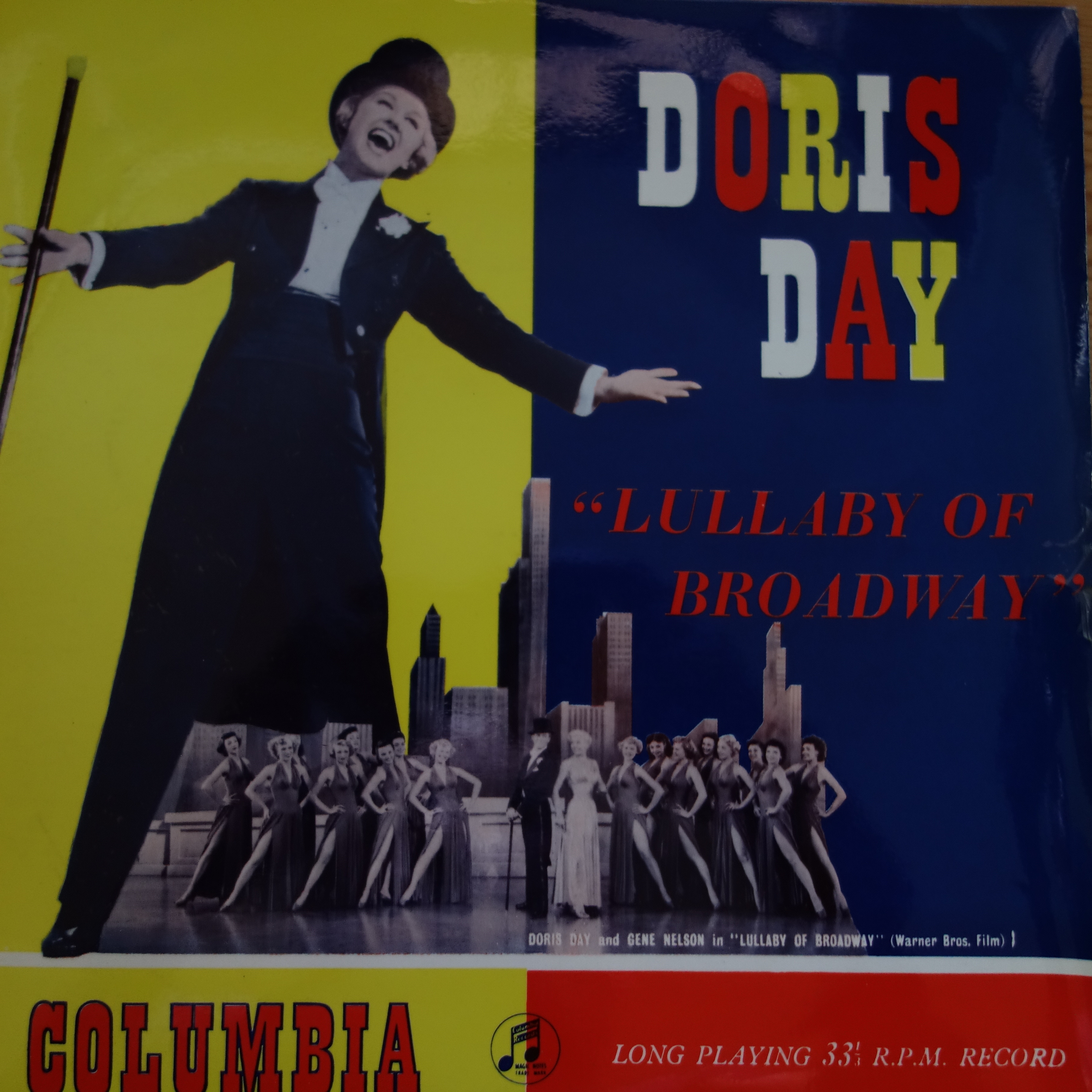 33S 1038 Doris Day Lullaby of Broadway 10" LP