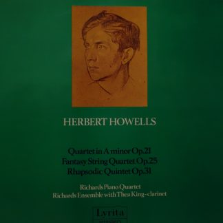 SRCS 68 Herbert Howells Quartet in A, Fantasy String Quartet, Rhapsodic Quartet / Richards Piano Quartet