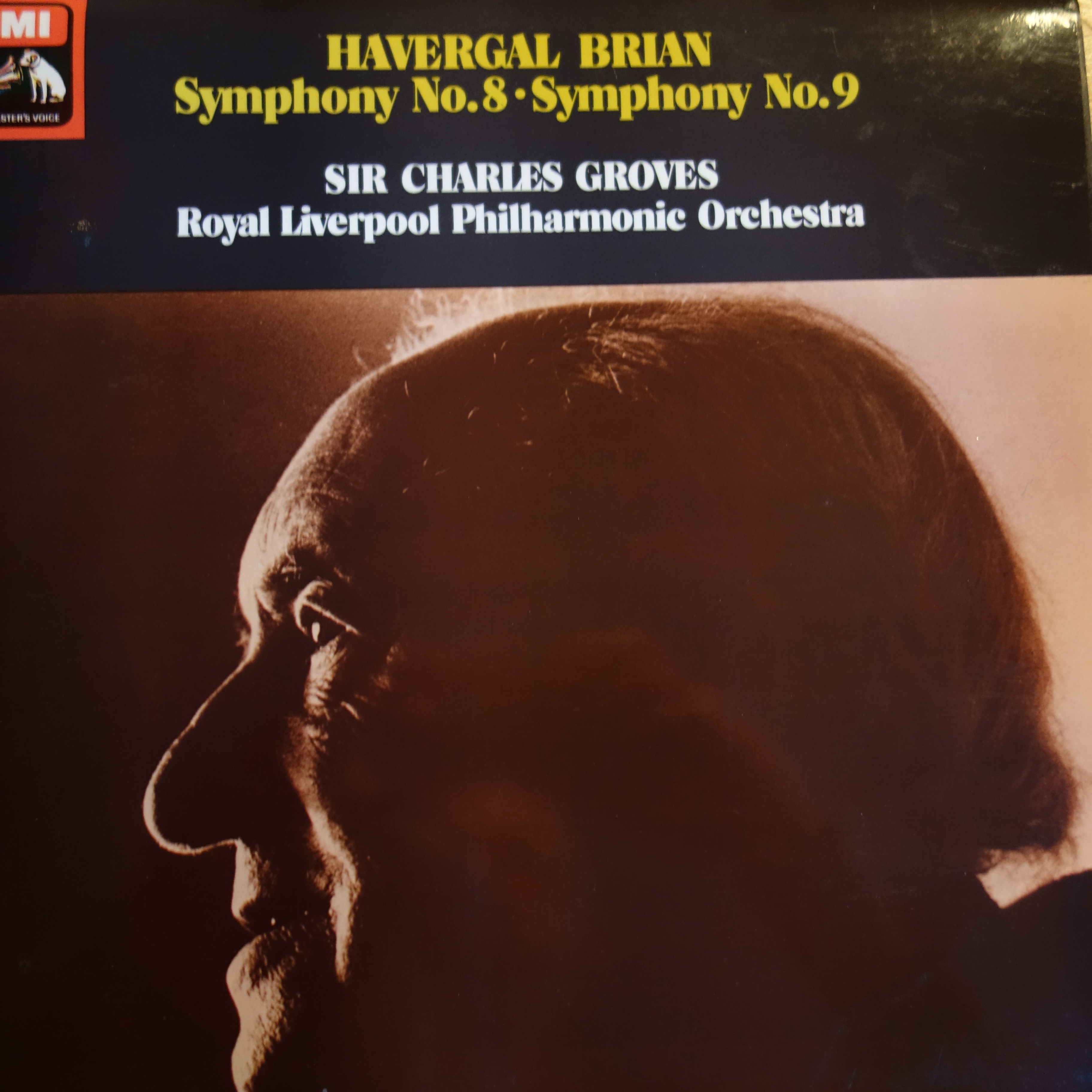 ASD 3486 Havergal Brian Symphony No. 8 & 9 / Groves / RLPO