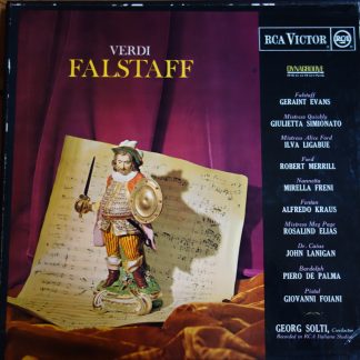 SER 5509/11 Verdi Falstaff, Geraint Evans, etc. / Solti 3 LP box set