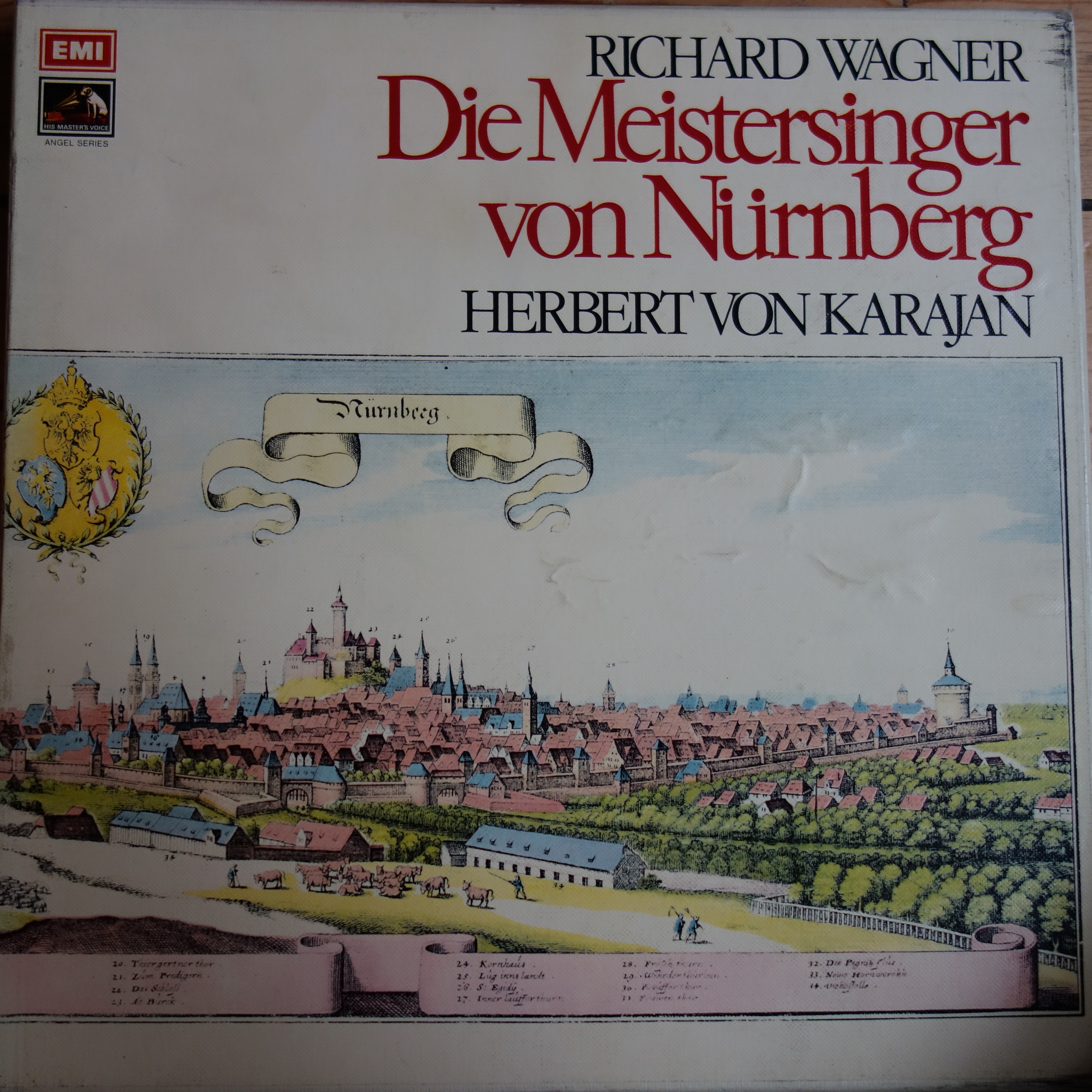 LS 957 Wager Die Meistersinger Von Nurnberg / Karajan 5 LP box set