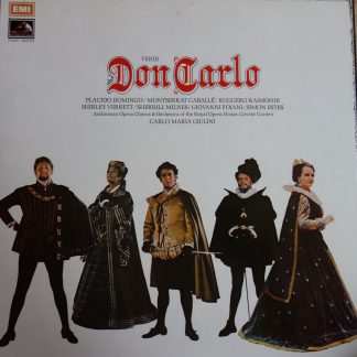 SLS 956 Verdi Don Carlo / Pacido Domingo etc. / Giulini 4 LP box set