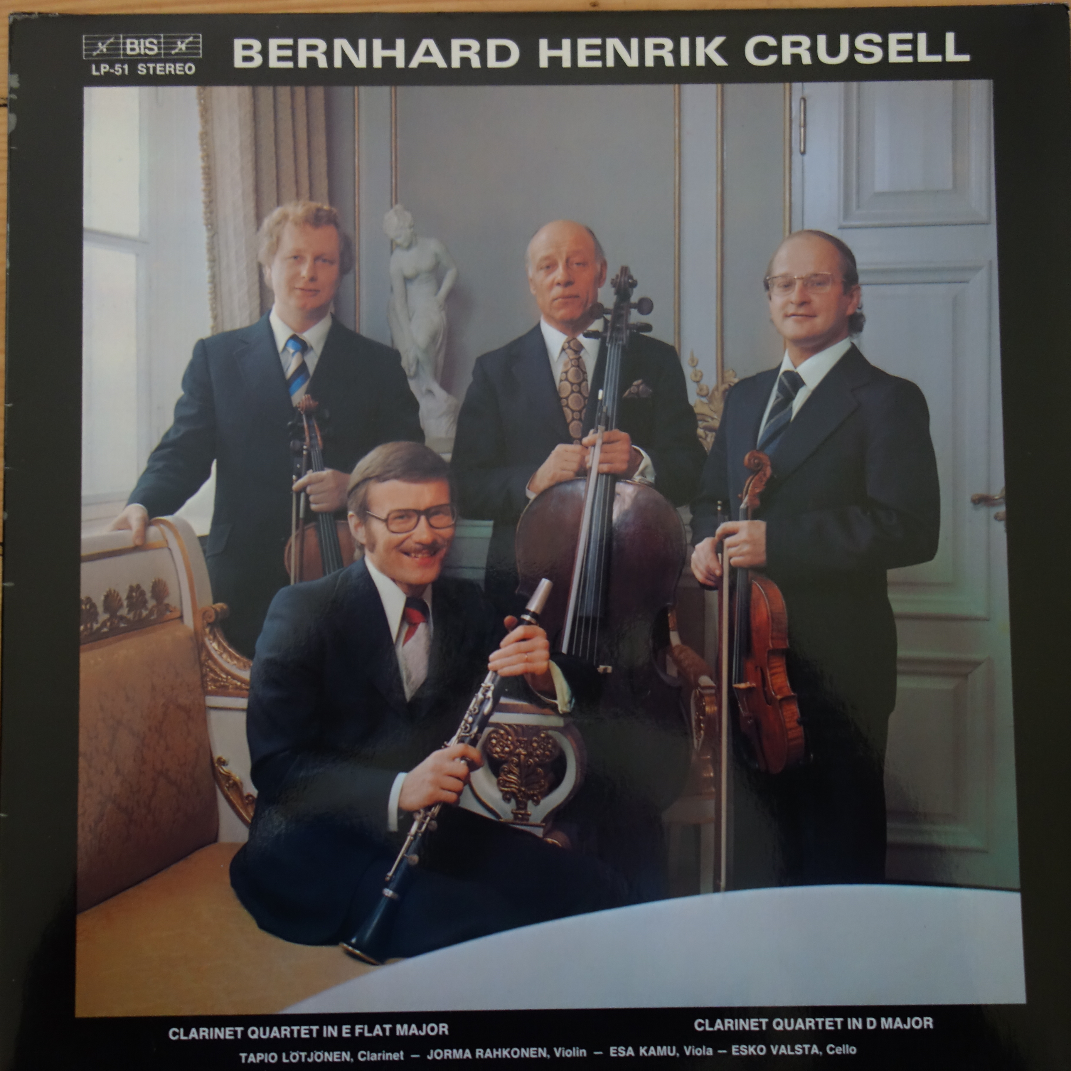 BIS LP-51 Crusell Clarinet Quartets