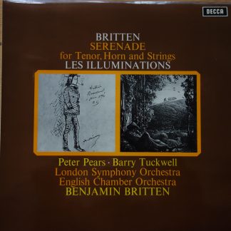 SXL 6449 Britten Serenade / Les Illuminations / Pears / Tuckwell / Britten / ECO