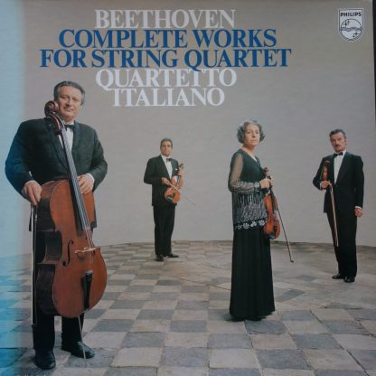 6747 272 Beethoven Complete Works For String Quartet / Quartetto Italiano 10 LP box