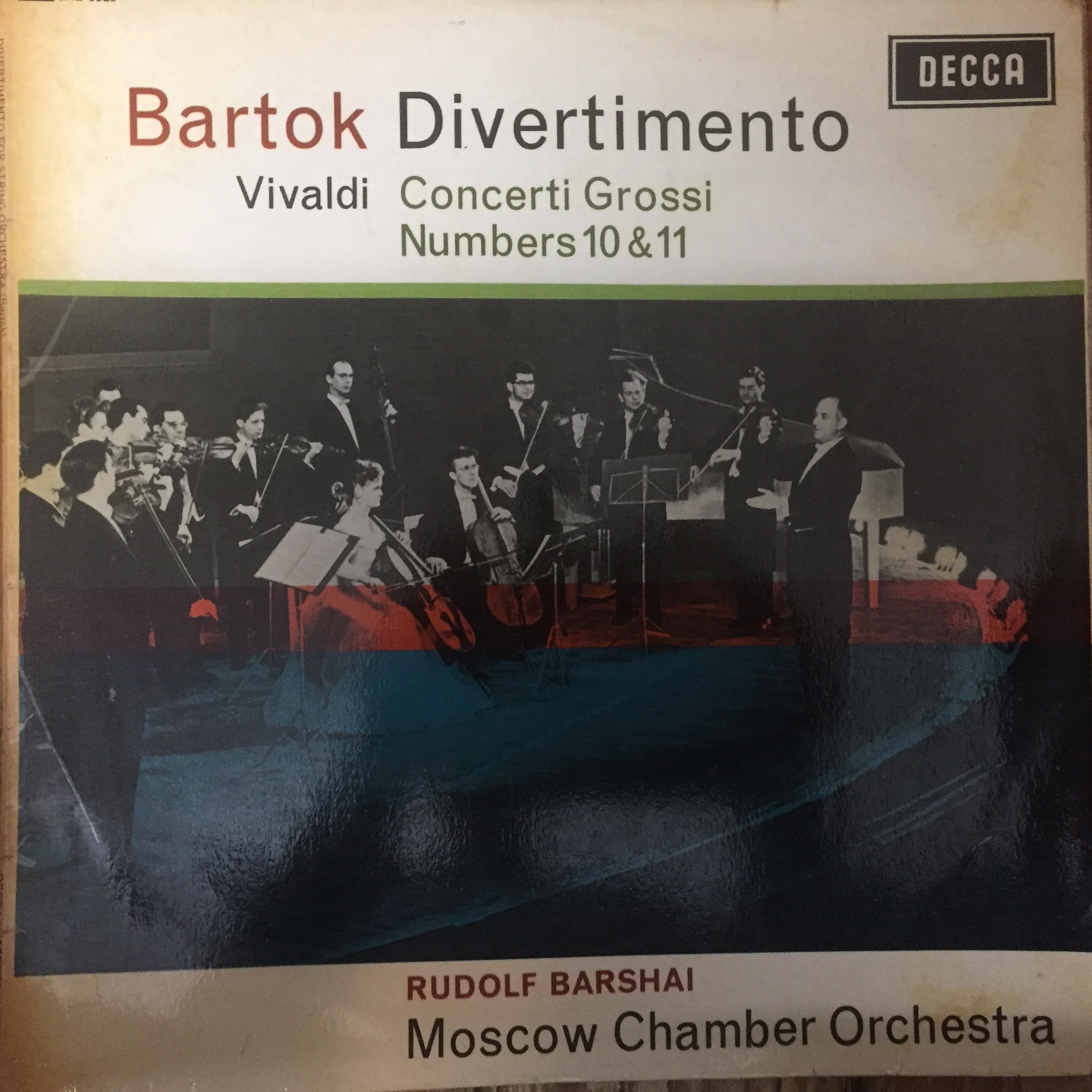 SXL 6026 Bartok Divertimento / Vivaldi Concerti Grossi / Barshai W/B