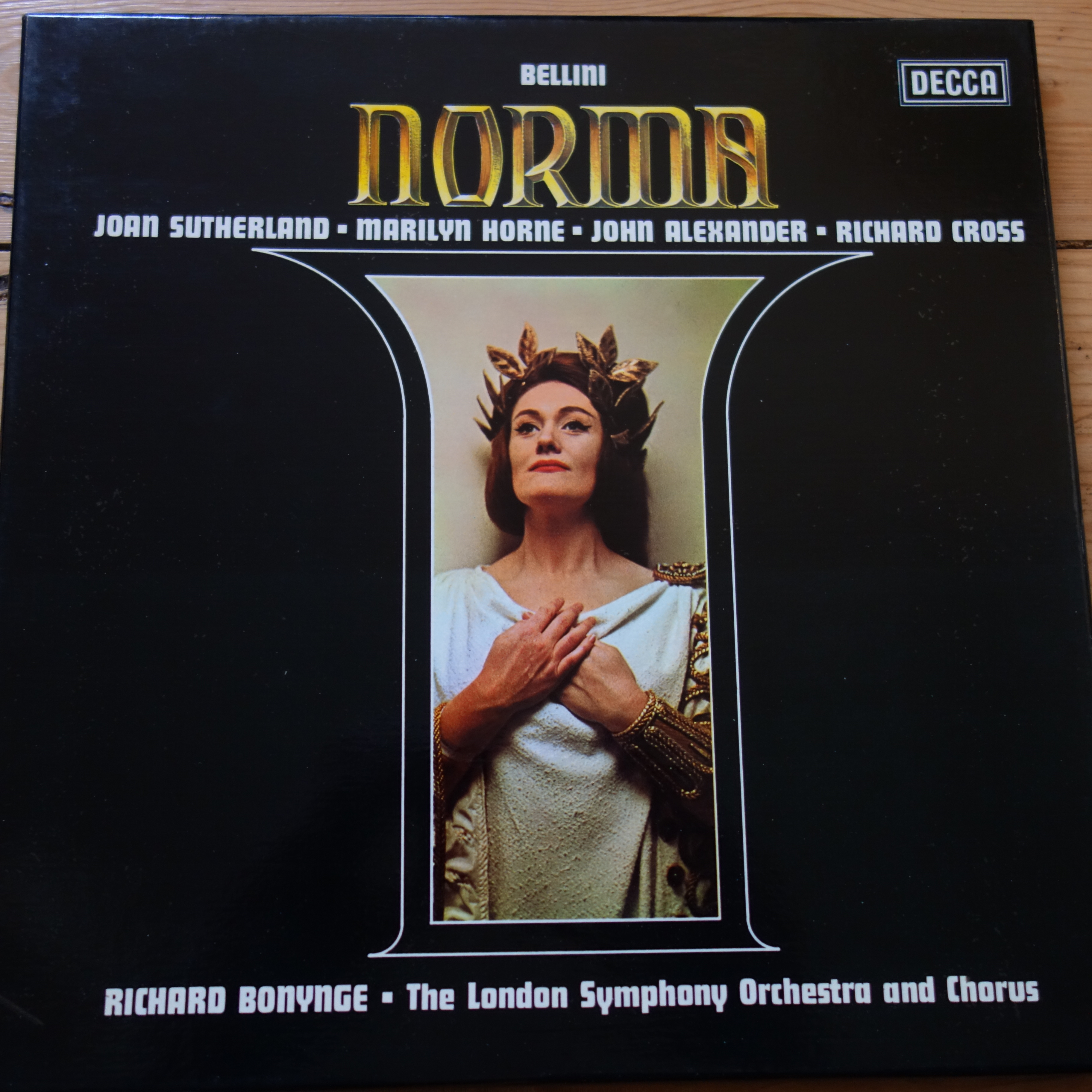 SET 424-6 Bellini Norma / Sutherland, etc. / Bonynge 3 LP box set