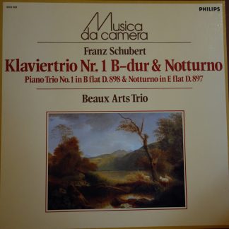 6503 069 Schubert Piano Trio No. 1 / Notturno / Beaux Arts Trio