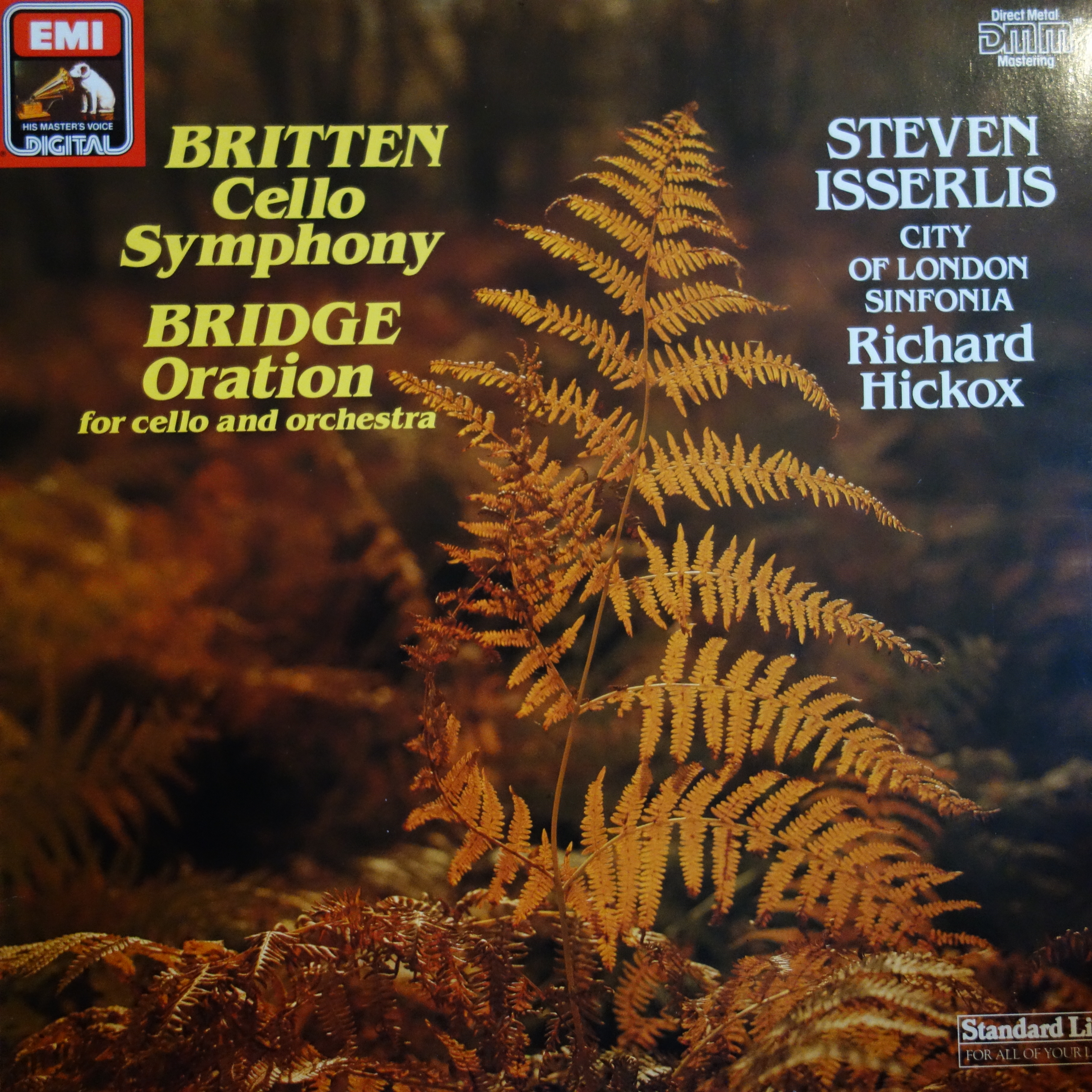 EL 7 49716 1 Britten Cello Symphony / Bridge Oration / Steven Isserlis