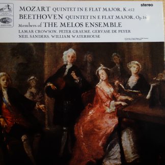 ASD 2256 Mozart / Beethoven Quintets / Melos Ensemble