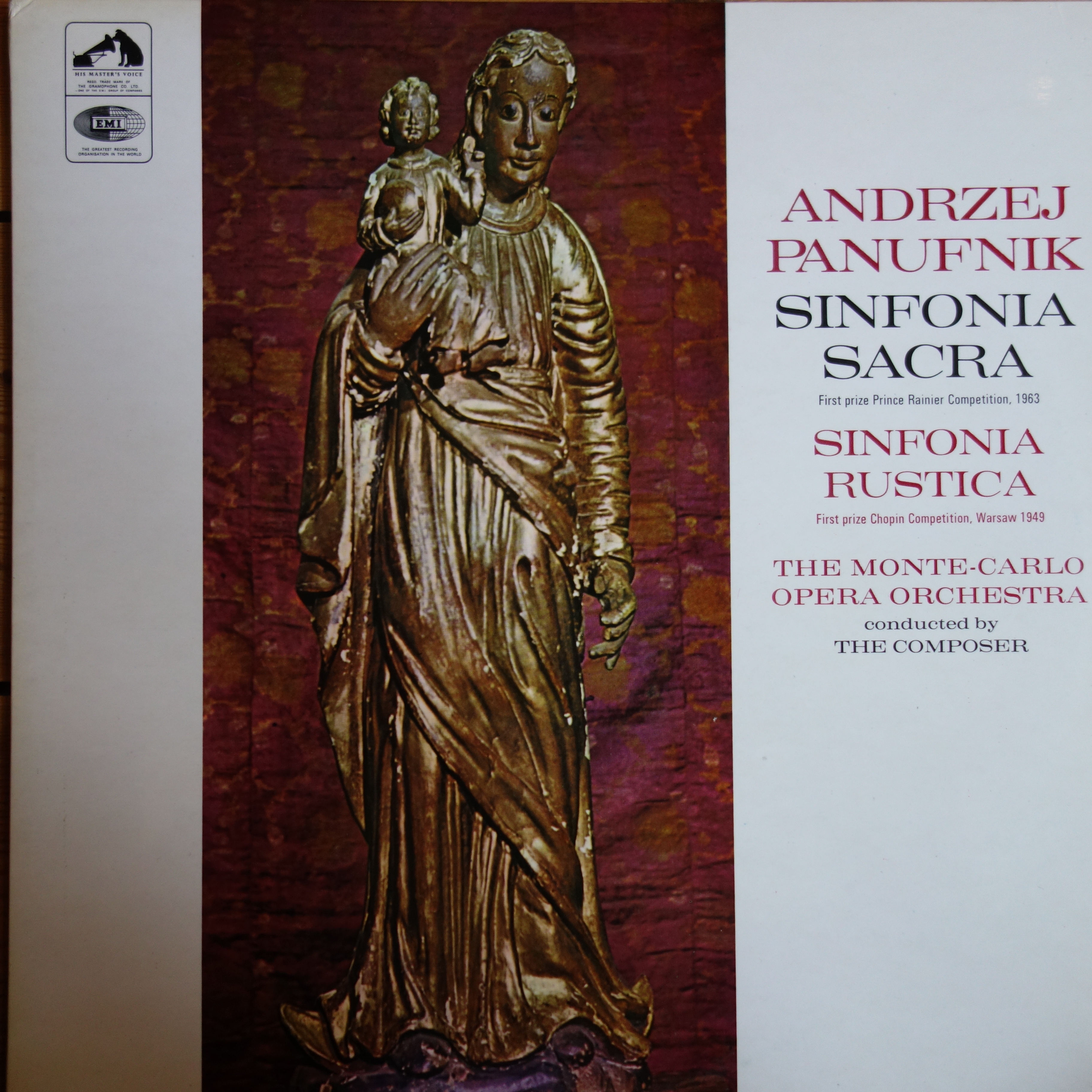 ASD 2298 Panufnik Sinfonia Sacra, Sinfonia Rustica / Monte Carlo Opera