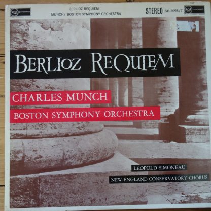 SB 2096/7 Berlioz Requiem / Munch / BSO