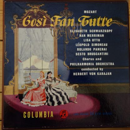 33CX 1262-64 Mozart Cosi Fan Tutti / Schwarzkopf / Karajan