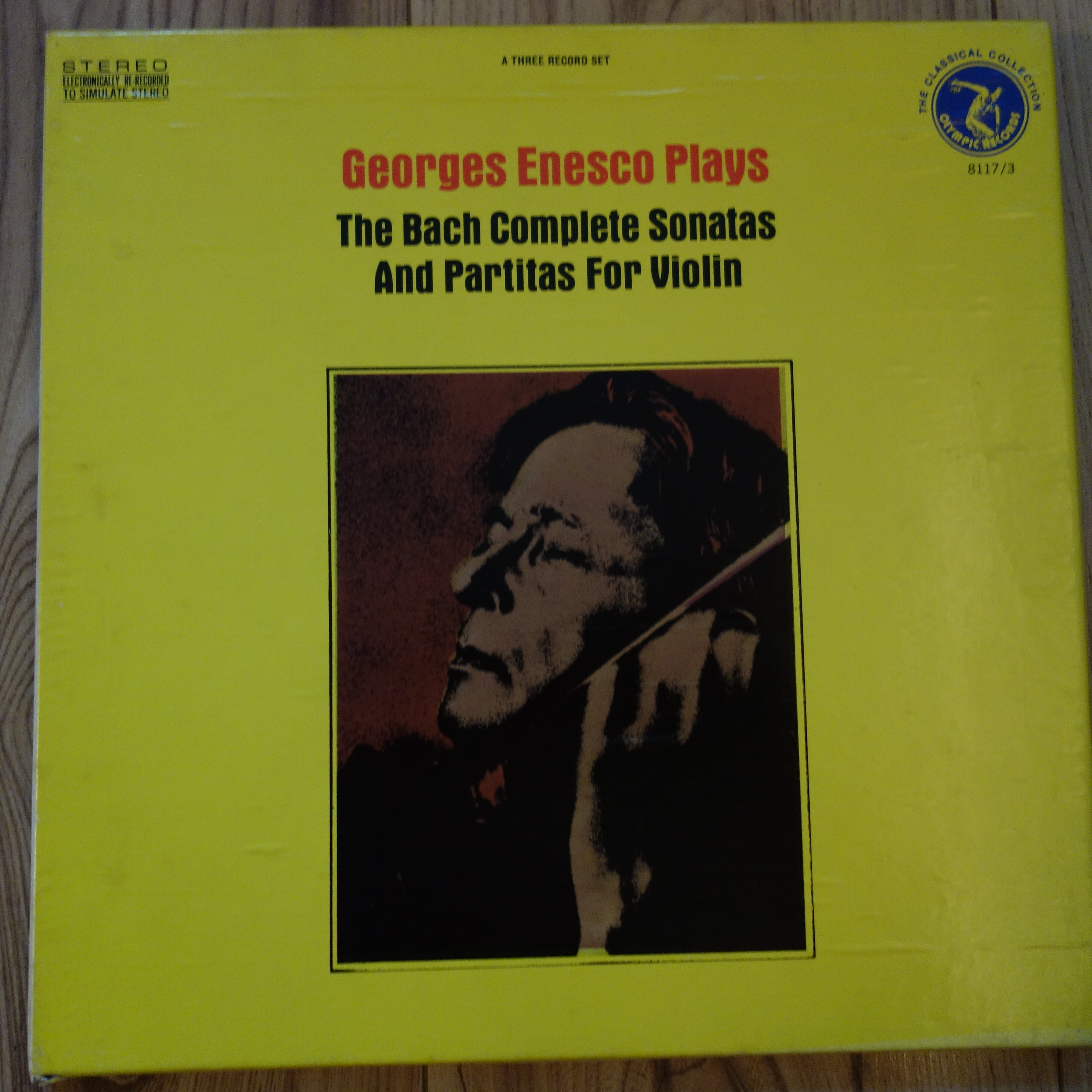 OL 8117/3 Bach Sonatas & Partitas Georges Enesco