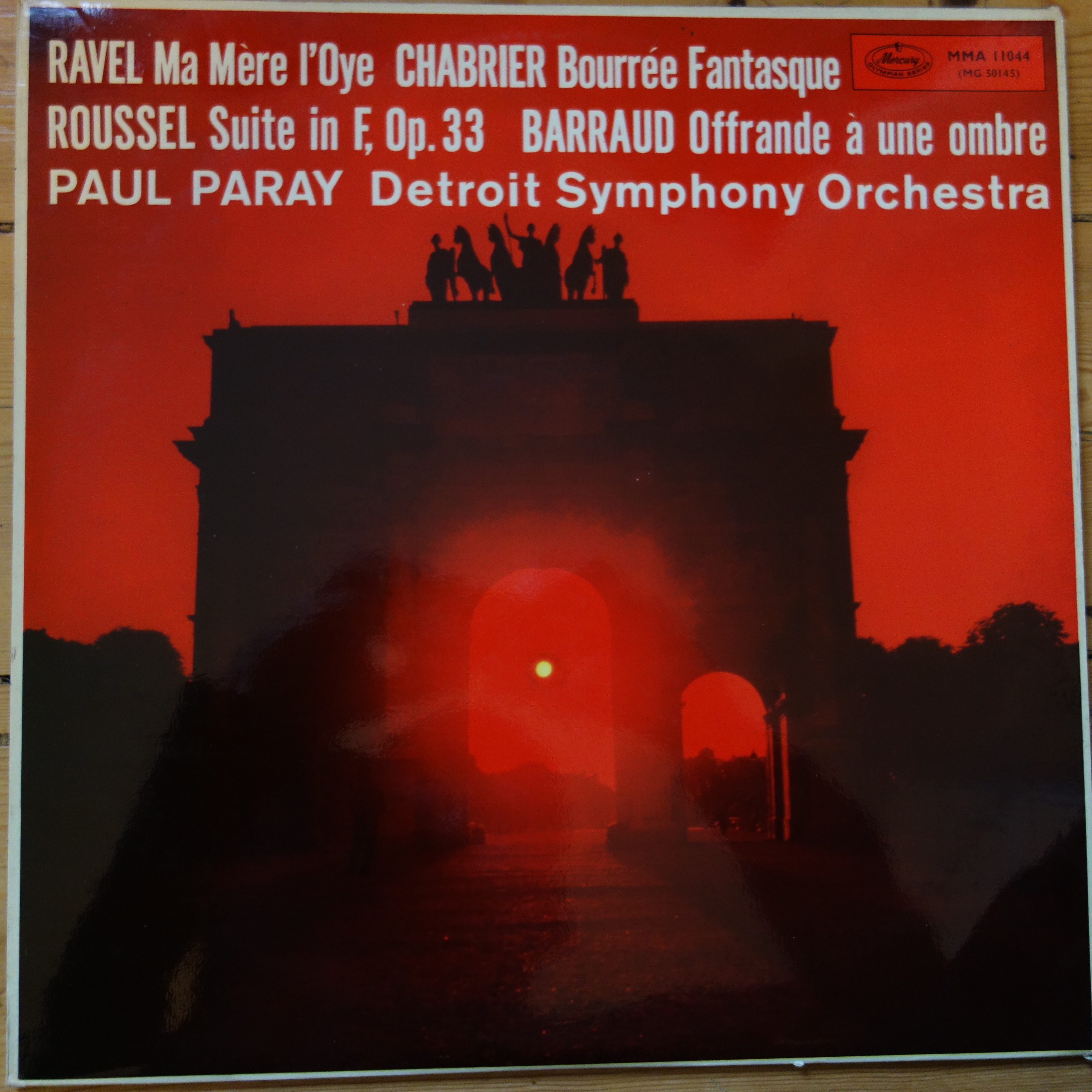 MMA 11044 Ravel / Chabrier / Rousell / Barraud / Paray