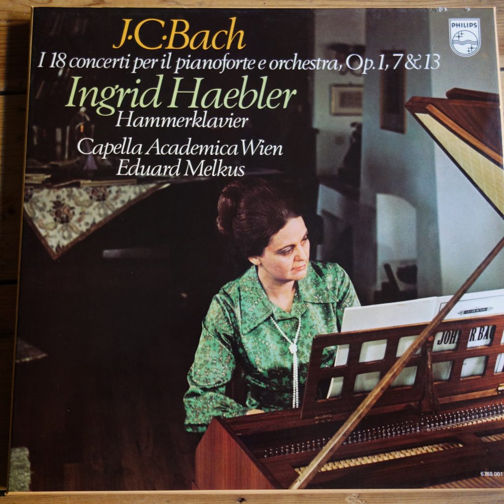 6768 001 J.C. Bach Piano Concertos / Ingrid Haebler / Melkus