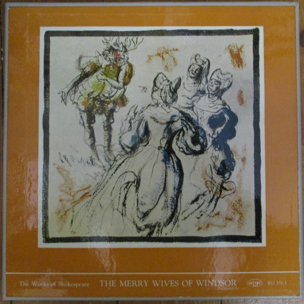 RG 351-3 The Works of Shakespeare - The Merry Wives of Windsor