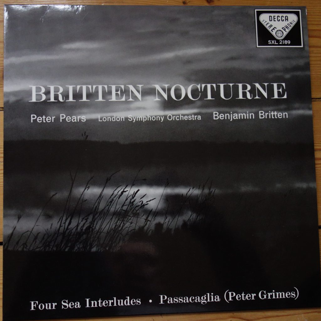 SXL 2189 Britten Nocturn / Pears / Britten / LSO 180 gram