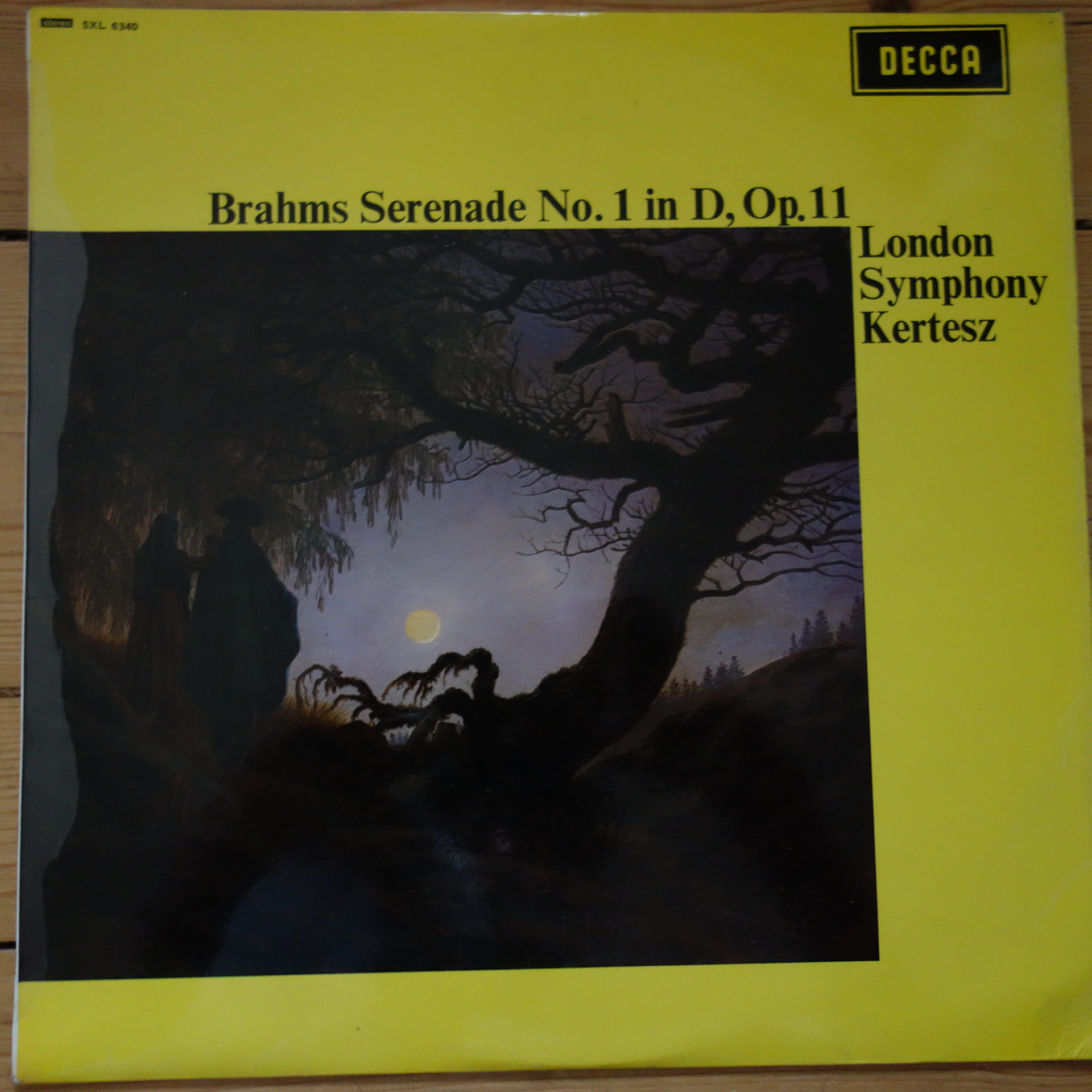 SXL 6340 Brahms Serenade No. 1 / Kertesz W/B