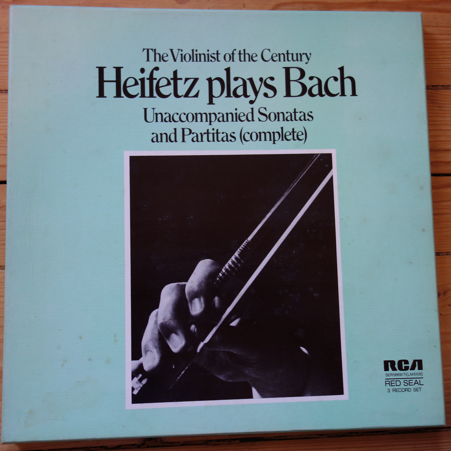 SER 5669/71 Bach Sonatas & Partitas for Solo Violin / Heifetz