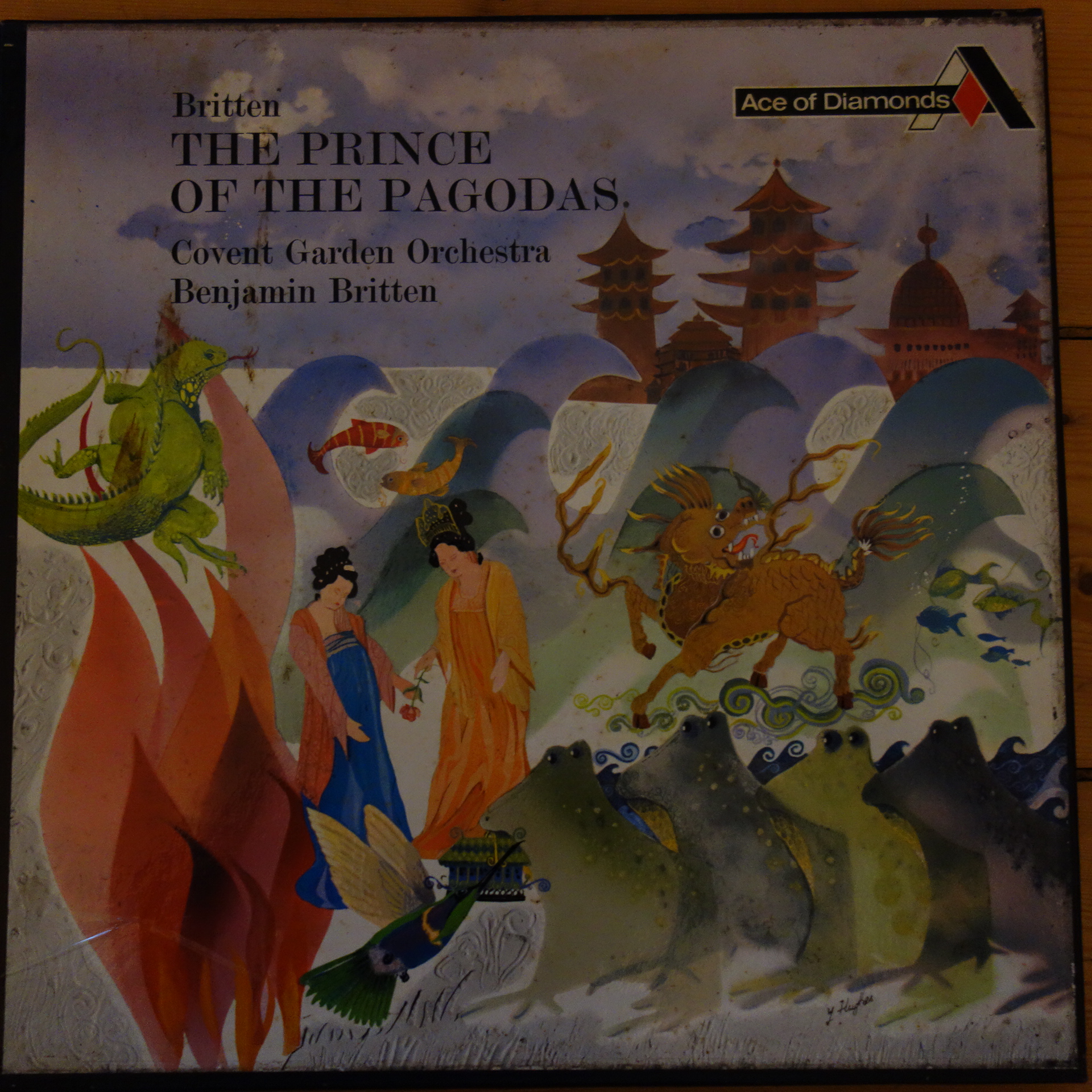 GOS 558-9 Britten Prince of the Pagodas / Britten HP LIST FFRR 2 LP box