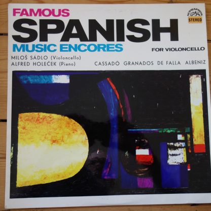 SUA ST 50919 Famous Spanish Music Encores / Milos Sadlo