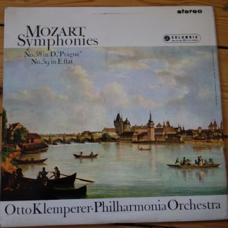 SAX 2468 Mozart Symphonies No.38 & 39 Philharmonia Orchestra Otto Klemperer E/R