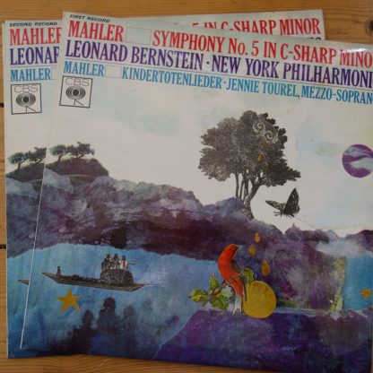CBS 71281/83 Mahler Symphony No.5 / Bernstein / NY Phil 2 LP set