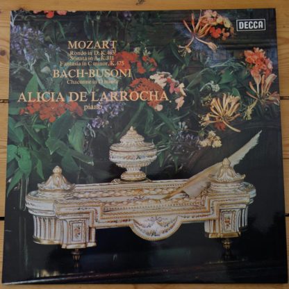 SXL 6669 Mozart / Bach-Busoni / Alicia De Larrocha