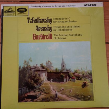 ASD 646 Tchaikovsky Serenade in C / Arensky Tchaikovsky Vari / Barbirolli S/C
