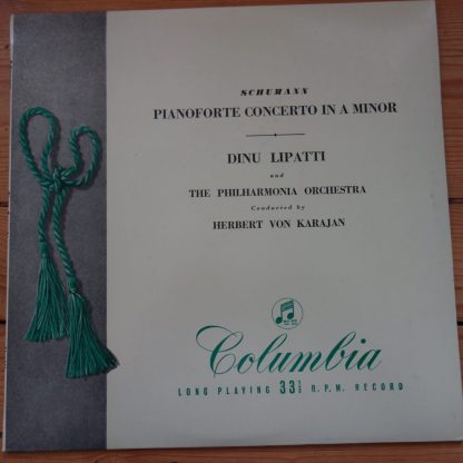 33C 1001 Schumann Piano Concerto in A min / Dinu Lipatti / Karajan