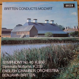 SXL 6372 Britten Conducts Mozart W/B