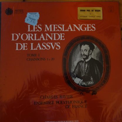 ASTREE AS 11 Les Melanges D'orlande de Lassus / Ravier