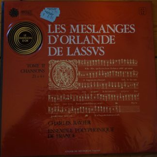 ASTREE AS 12 Les Melanges D'orlande de Lassus / Ravier