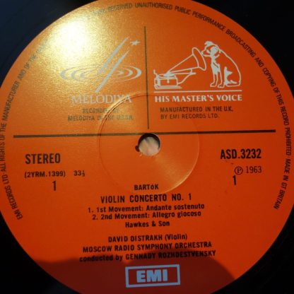 SLS 5058 David Oistrakh - Violin Concertos 4 LP box