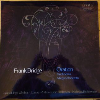 SRCS 104 Bridge Oration, Two Poems, etc. / Lloyd Webber / Braithwaite