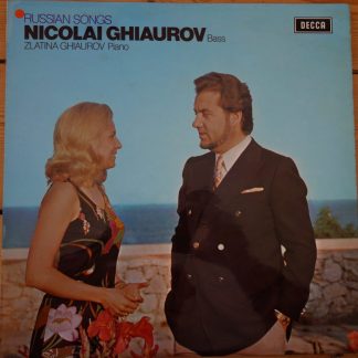 SXL 6530 Russian Songs Nicolai Ghiaurov Bass with Zlatina Ghiaurov Piano