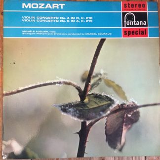 SFL 14090 Mozart Violin Concerto Nos. 4 & 5 / Michele Auclair