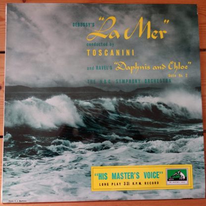 ALP 1070 Debussy La Mer / Ravel Daphnis et Chloe / Toscanini NBCSO
