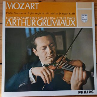 SAL 3440 Mozart Violin Concertos 1 & 4 / Grumiaux / Davis