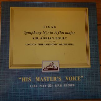 ALP 1052 Elgar Symphony No. 1 / Boult / LPO