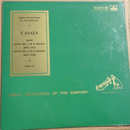 COLH 16 Bach Cellom Suites 1 and 2 / Pablo Casals