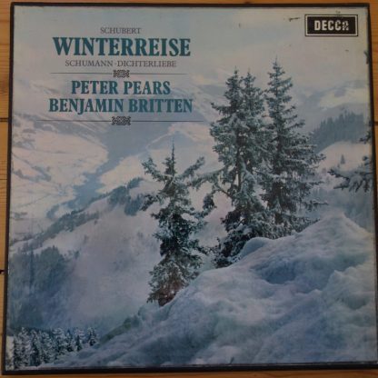 SET 270-1 Schubert Winterreise / Pears / Britten W/B 2 LP box set
