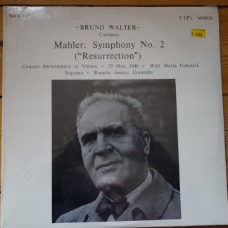 BWS 637 Mahler Symphony No. 2 / Bruno Walter 1948